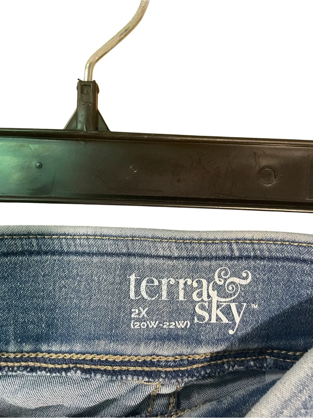 Terra & Sky Light Blue Stretch Jeggings - Picture 2 of 3